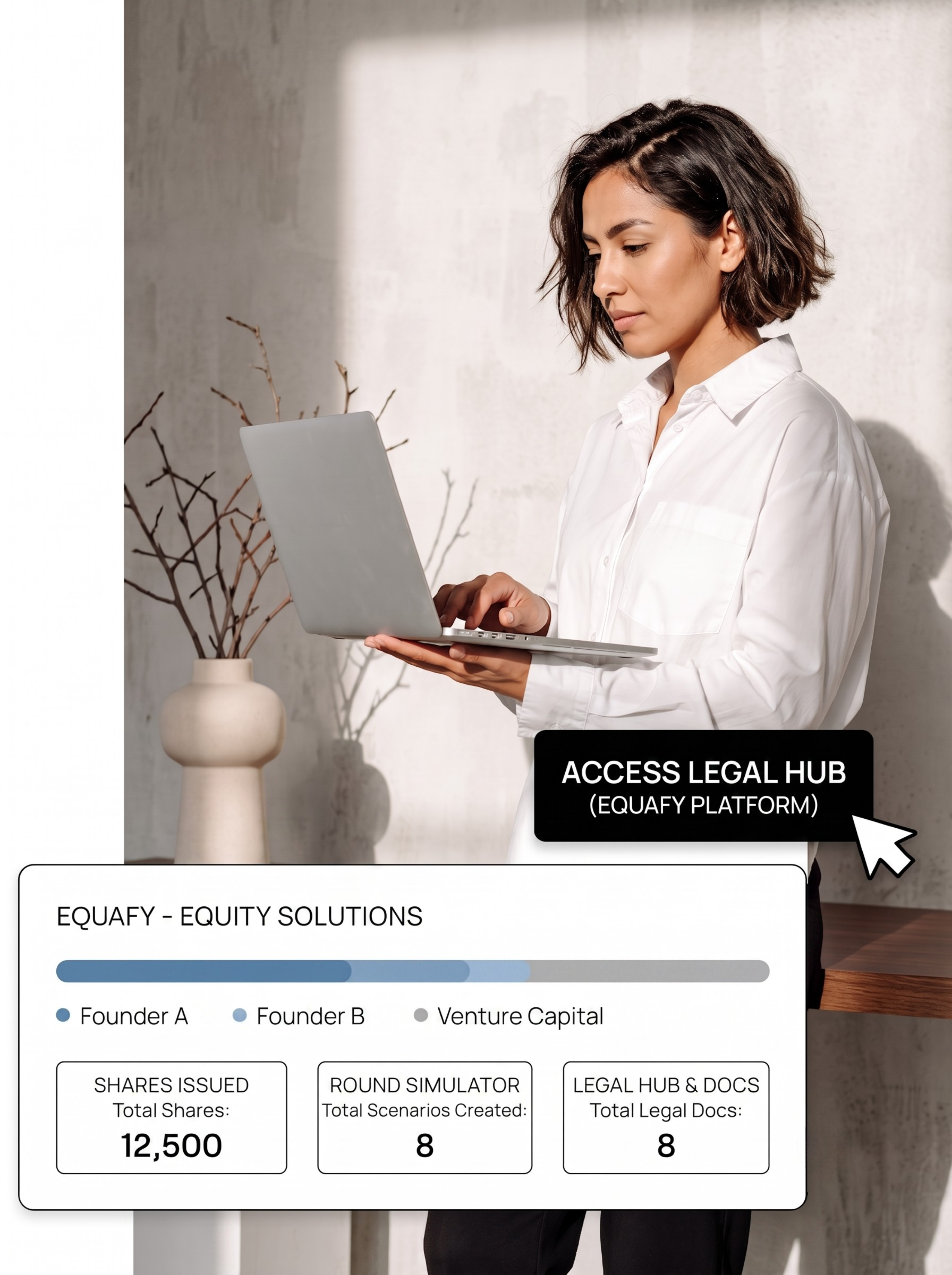 Aportia platform — equity solutions, cap table and legal hub